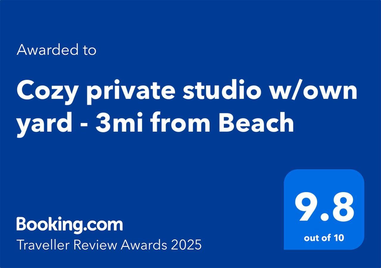 Cozy Private Studio W/Own Yard - 3Mi From Beach Seminole Ngoại thất bức ảnh